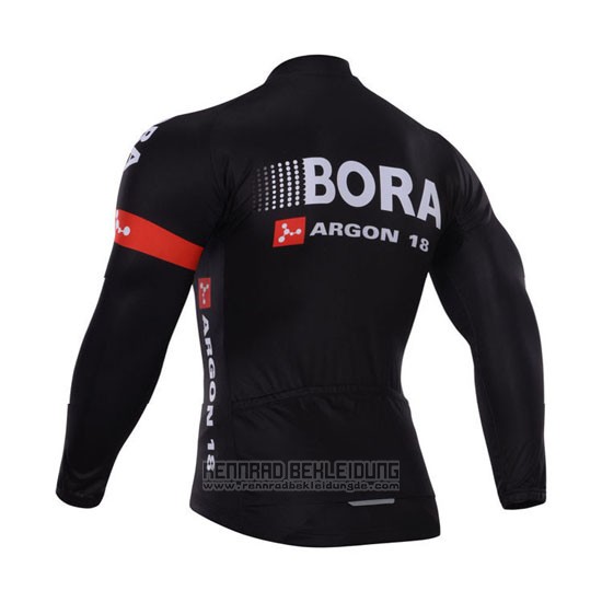 2015 Fahrradbekleidung Bora Shwarz Trikot Langarm und Tragerhose - zum Schließen ins Bild klicken